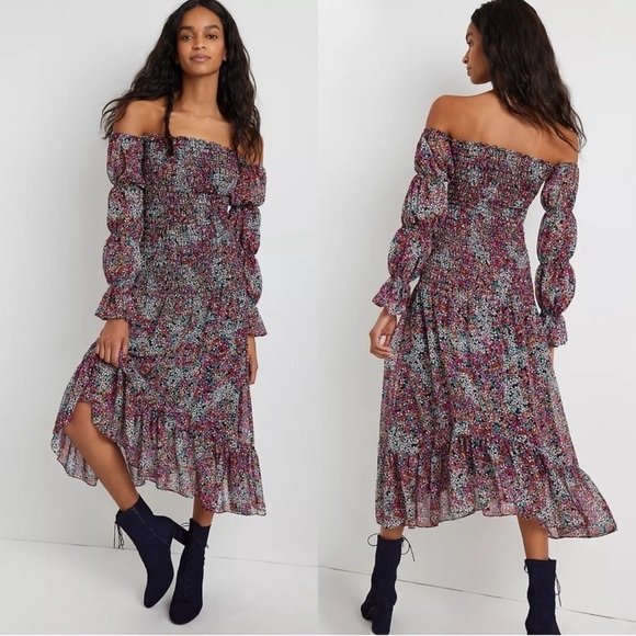 MISA Rashida Midi Dress Sz S - Picture 4 of 9